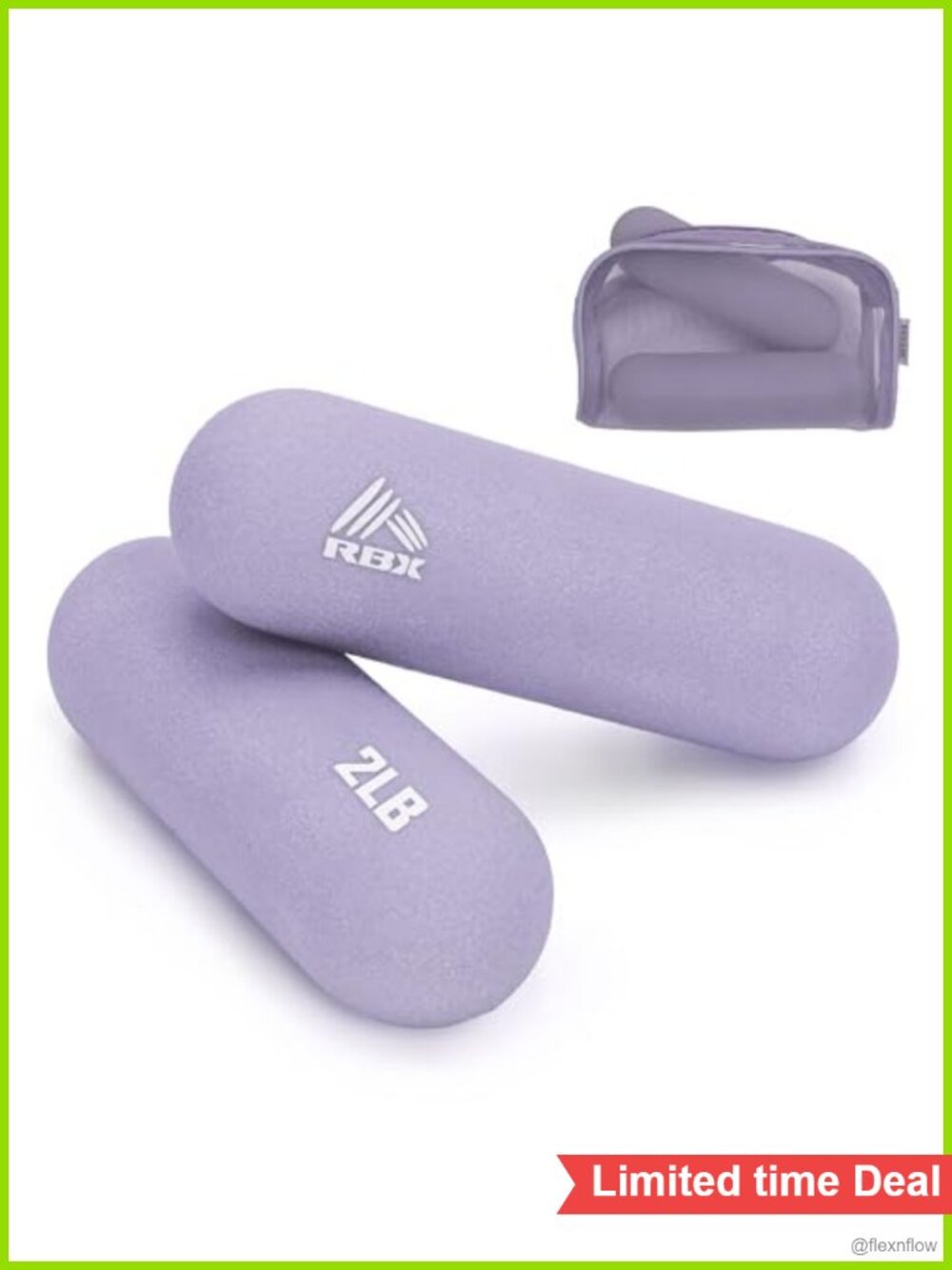 Neoprene Hand Weight Bars 4lb Pair Ergonomic Non-Slip Home Workout